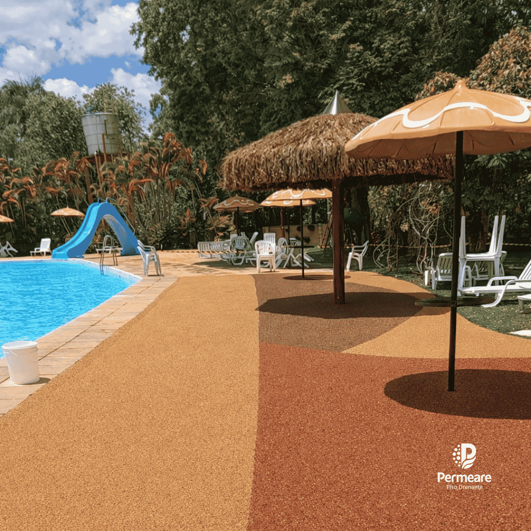 Parque aquático com pedras naturais Permeare